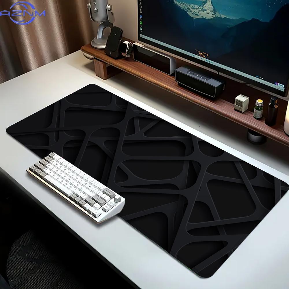 Office Tech Duties - Moderne technologische geruite muismat - Heavy-duty