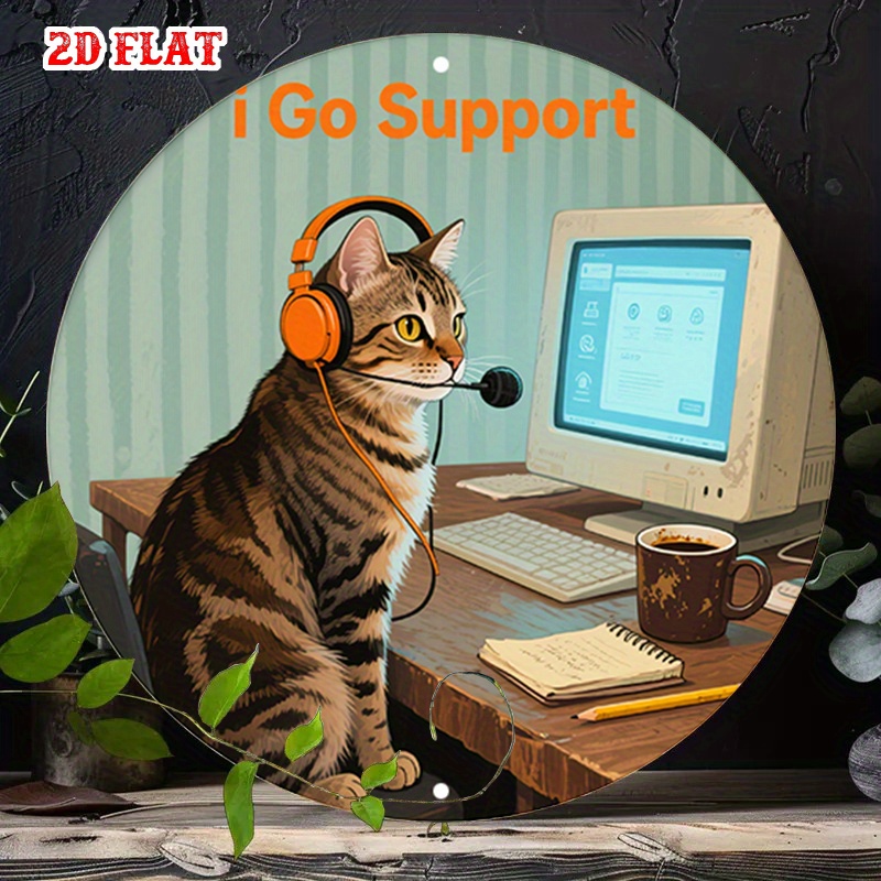 The Office Tech - CIFBUY 2D Platte Grappige Tech Support