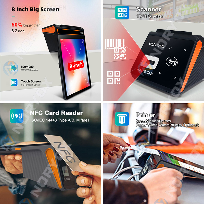 Fabrikant Nb80 Android POS-ter - Pos Terminal Android recensie en prijs