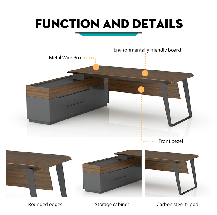 Moderne Luxe Houten Kantoorwer - Office Tech Design recensie en prijs