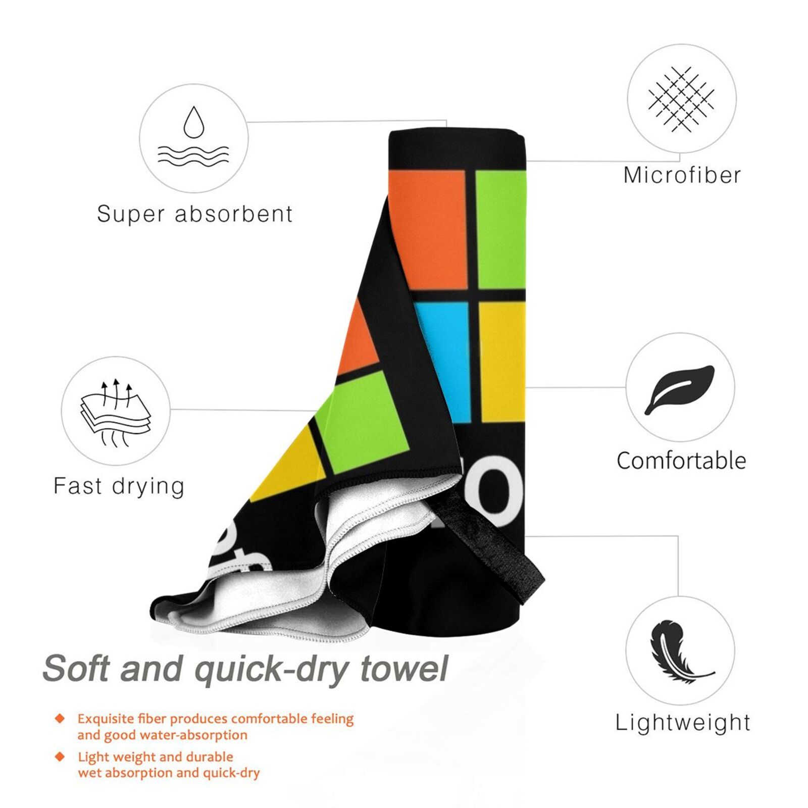 Microsoft Type Badhanddoek Str - Office Tech Typing recensie en prijs